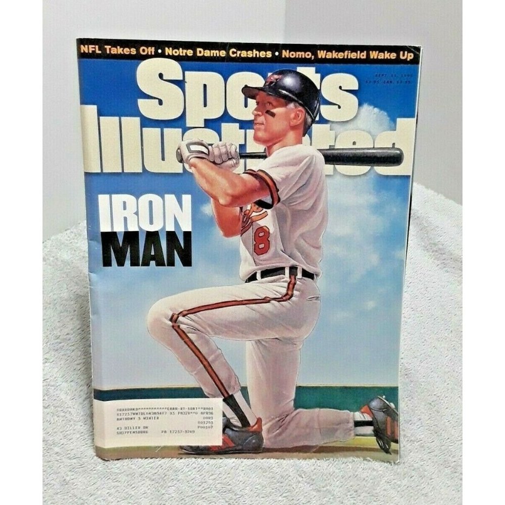 Sports Illustrated September 11 1995 Cal Ripken Jr Baltimore Orioles Iron Man